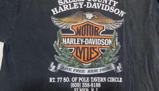 【1991年製】Harley-DavidsonヴィンテージTシャツを解説。価値・コーデ・魅力