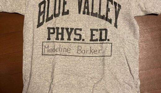 【USA製】BLUE VALLEY “PHYS. ED.” ヘザーTをレビュー